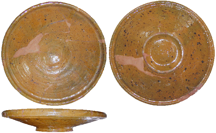 Schotel / schaal, aardewerk, 1675-1725