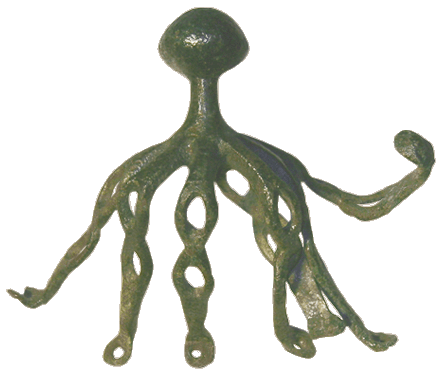 Schildknop, 12de/13de eeuw