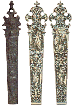 Messing mesheft, 1575-1625