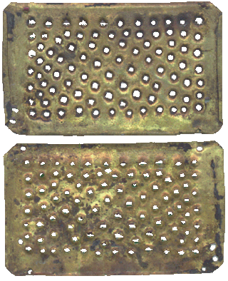 Messing borstelfragment, 1600-1850 (?)