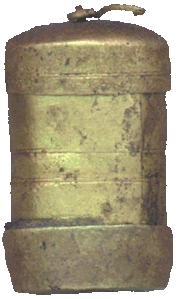 Messing tondeldoosje, 1600-1675