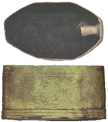 Messing tabaksdoosje, 1620-1640