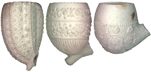 Diverse Pijpenkoppen, 1825-1925