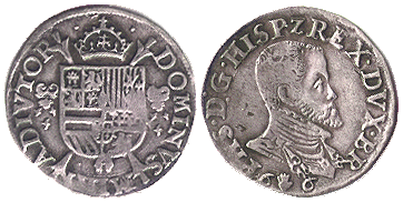 1/10 Philipsdaalder, 1566