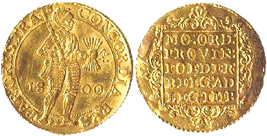 Nederlandse dubbele gouden dukaat, 1800