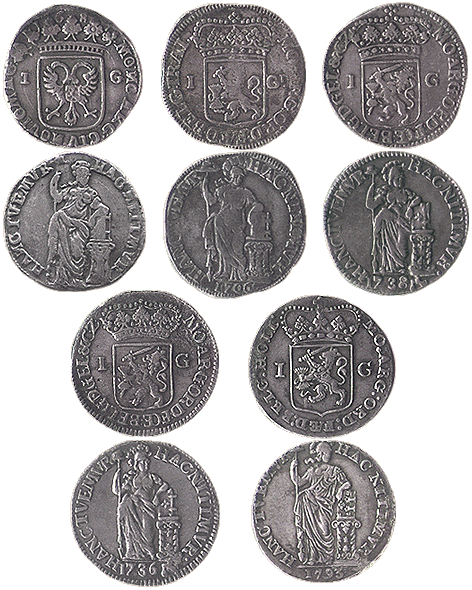 Muntschat (guldens), 1687-1793