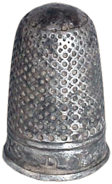 Zilveren vingerhoed, 1591
