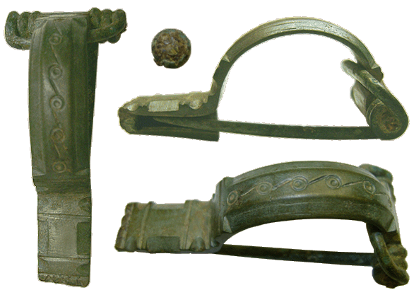Germaanse Armboogfibula, 4de/5de eeuw.