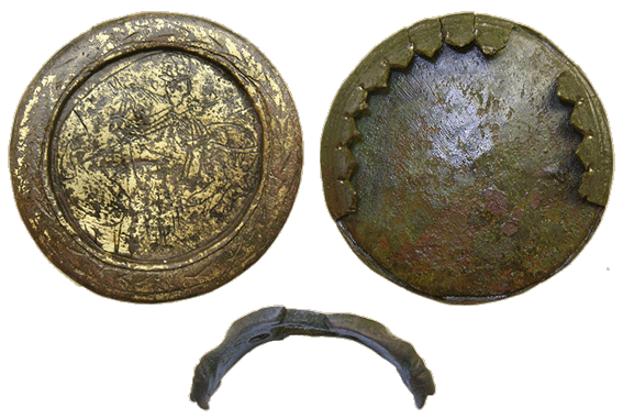 Restanten van een Klotendolk óf Nierdolk, 1400-1500