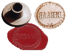 Lakzegelstempel, 1800-1825