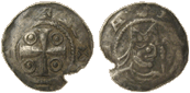 Zilveren Penning, Godfried van Rhenen, alias Godfried van Utrecht, 1156-1178