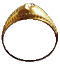 Gouden ring met diamant, 16e eeuw